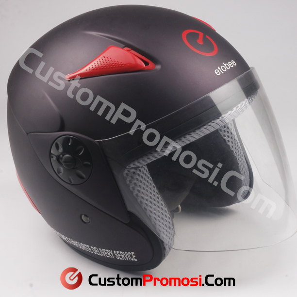 Helm Custom Nomor 25 Half Face - Zona Custom Indonesia